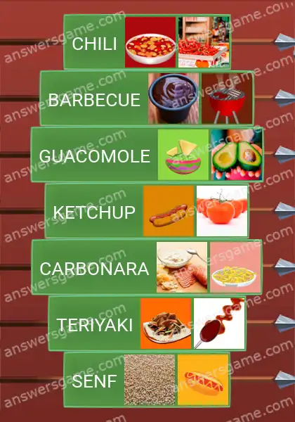 Lösungen für Word Logic Schloss 2 Soßen
