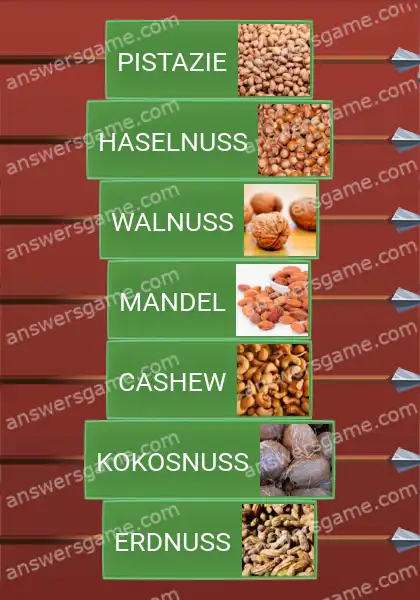 Lösungen für Word Logic Schloss 2 Nüsse