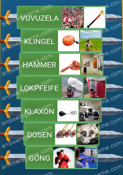 Lösungen für Word Logic Schloss 3 Machen Sie etwas Lärm