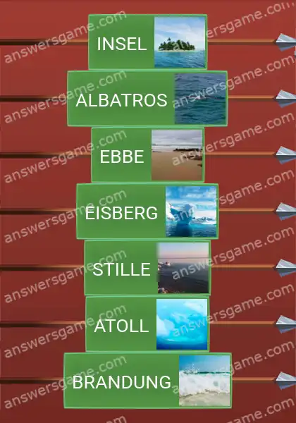 Lösungen für Word Logic Schloss 3 Über das Meer