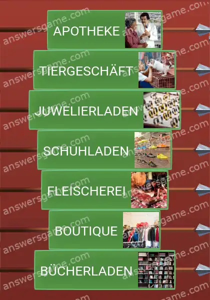 Lösungen für Word Logic Schloss 3 Einzelhandel