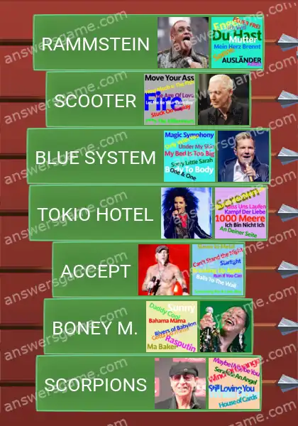 Lösungen für Word Logic Schloss 3 Einheimische Musiker