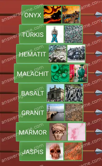 Lösungen für Word Logic Schloss 3 Mineralogie in der Freizeit