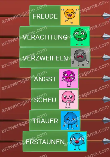 Lösungen für Word Logic Schloss 3 Stimmungen