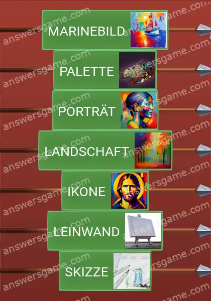 Lösungen für Word Logic Schloss 3 Malerei