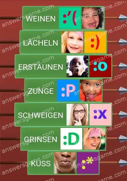 Lösungen für Word Logic Schloss 3 Emotionen