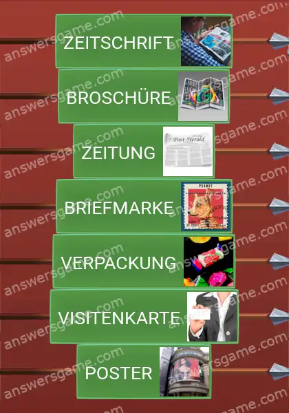 Lösungen für Word Logic Schloss 3 Gedruckte Waren