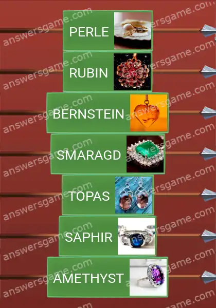 Lösungen für Word Logic Schloss 3 Juwelen