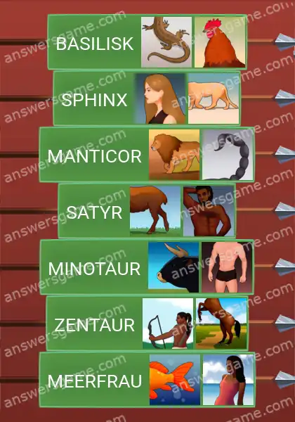 Lösungen für Word Logic Schloss 3 Die fantastischen Tiere