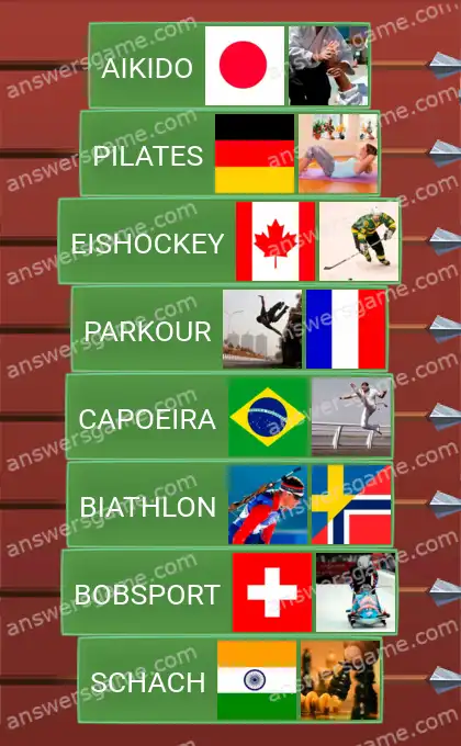 Lösungen für Word Logic Schloss 4 Herkunftsland