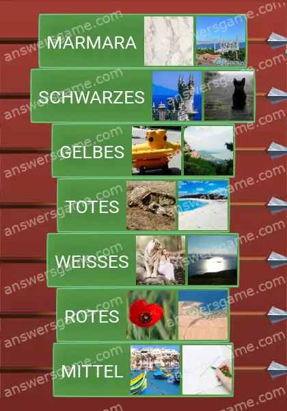 Lösungen für Word Logic Schloss 4 Ferne Meere