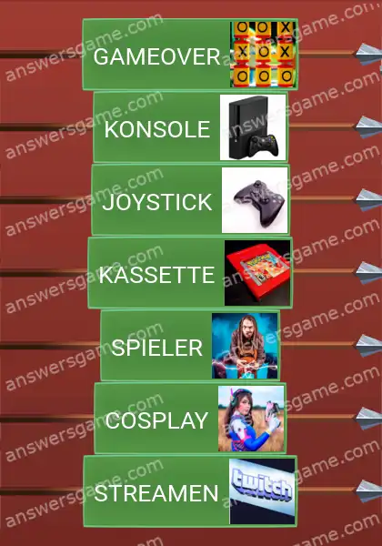 Lösungen für Word Logic Schloss 4 Spielen wir