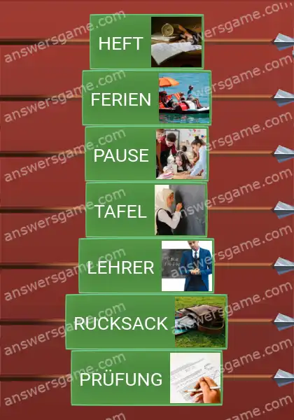 Lösungen für Word Logic Schloss 4 Schulalltag