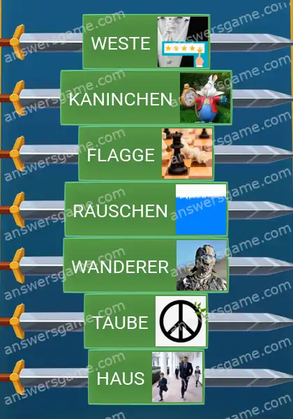 Lösungen für Word Logic Schloss 4 Weiss