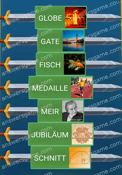 Lösungen für Word Logic Schloss 4 Gold