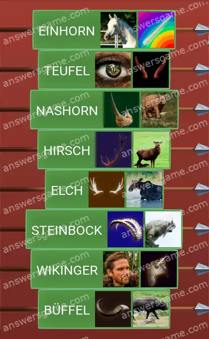 Lösungen für Word Logic Schloss 4 Gehörnten