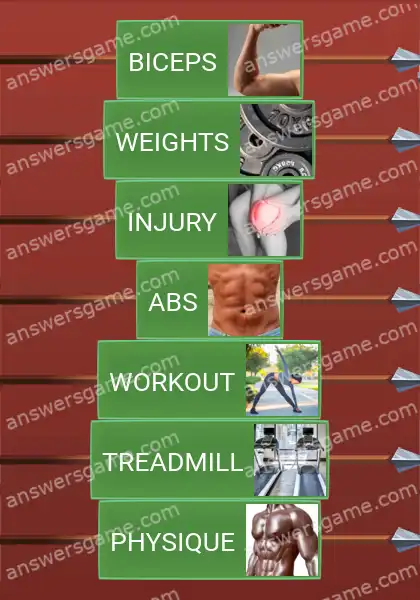 Answers to the game Word Logic Castle 1 Gym