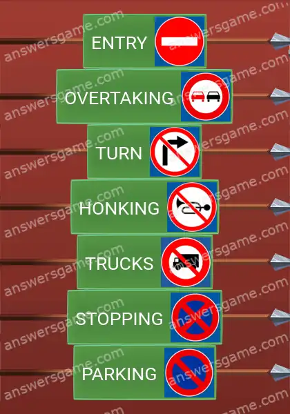 Answers to the game Word Logic Castle 1 Restricted