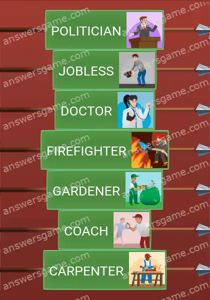 Answers to the game Word Logic Castle 1 Employment