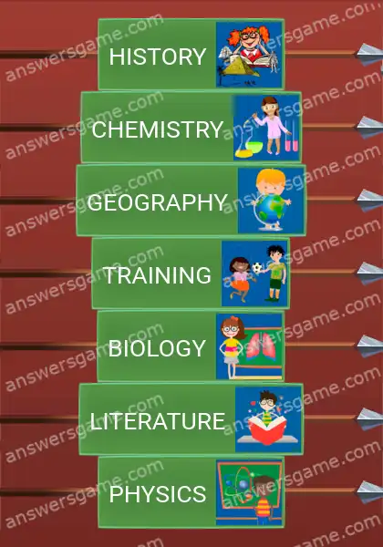 Answers to the game Word Logic Castle 1 In class