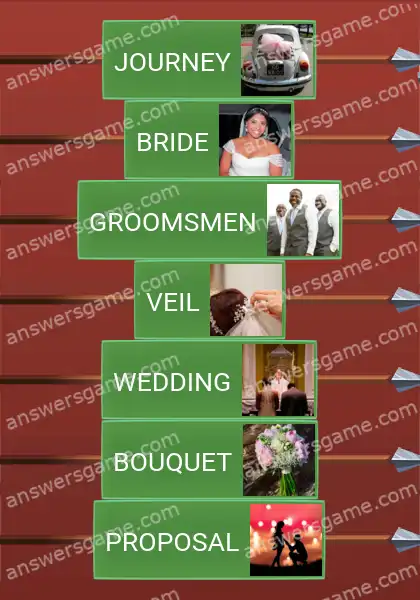 Answers to the game Word Logic Castle 2 Until death do us part