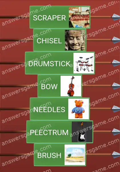 Answers to the game Word Logic Castle 2 Tools for masterpiece creating