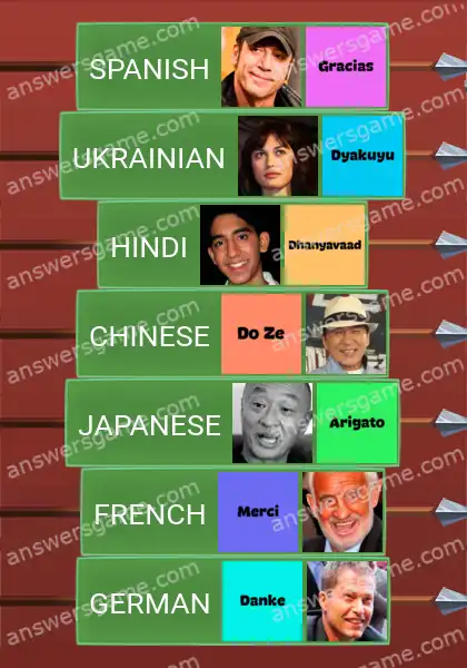 Answers to the game Word Logic Castle 2 Thanks