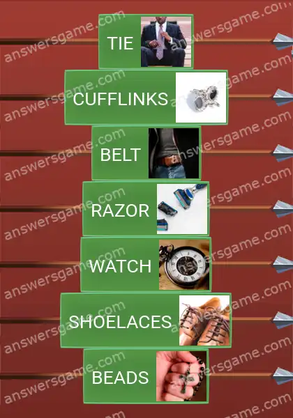 Answers to the game Word Logic Castle 3 Gents