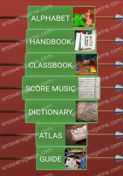 Answers to the game Word Logic Castle 3 Helpful books