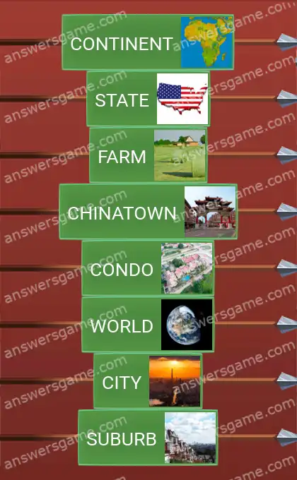 Answers to the game Word Logic Castle 4 Settlement