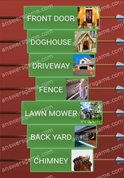 Answers to the game Word Logic Castle 4 Estate