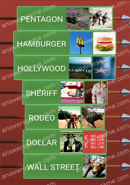 Answers to the game Word Logic Castle 5 US