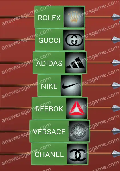 Answers to the game Word Logic Castle 5 Be trendy