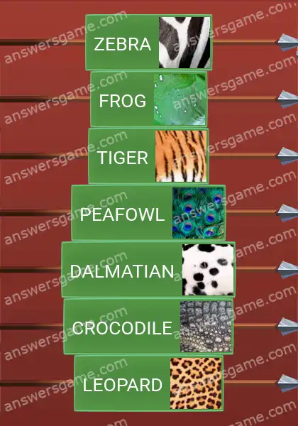 Answers to the game Word Logic Castle 5 Painted by nature