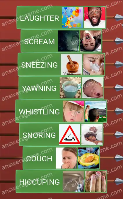 Answers to the game Word Logic Castle 6 Body talking