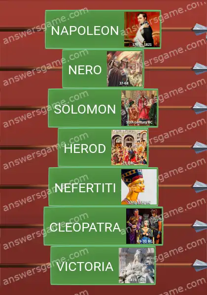 Answers to the game Word Logic Castle 6 Your majesty