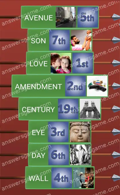 Answers to the game Word Logic Castle 6 Take a number