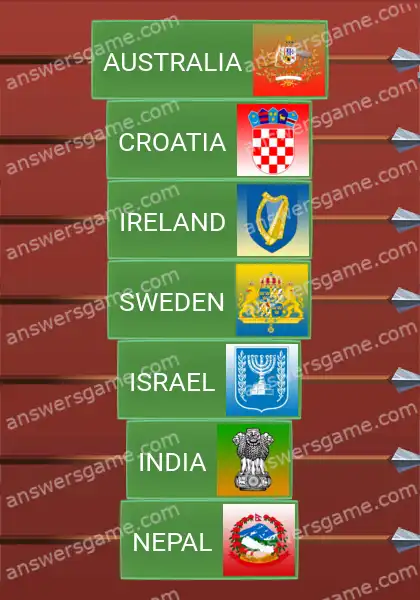 Answers to the game Word Logic Castle 6 What is this country anyway