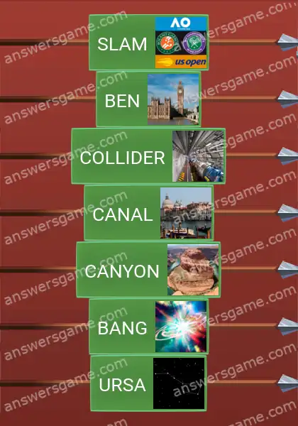 Answers to the game Word Logic Castle 6 Absolute unit