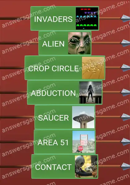 Answers to the game Word Logic Castle 7 The truth is out there