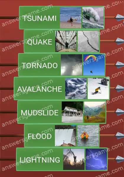 Answers to the game Word Logic Castle 7 Beware