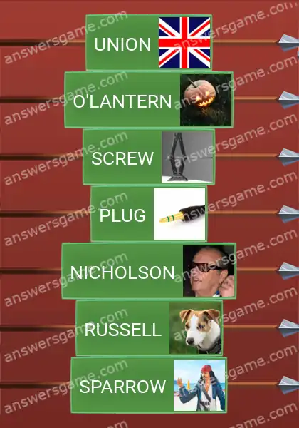 Answers to the game Word Logic Castle 7 Jacks' get-together