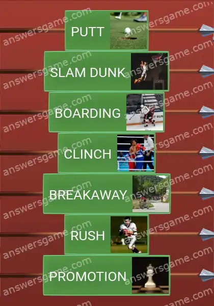 Answers to the game Word Logic Castle 7 Special moves