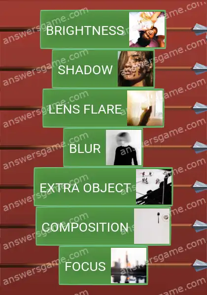 Answers to the game Word Logic Castle 7 A perfect selfie