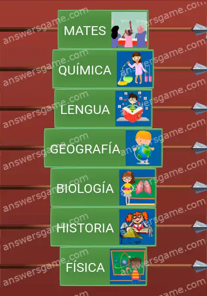 Respuestas al juego Word Logic Castillo 1 En clase