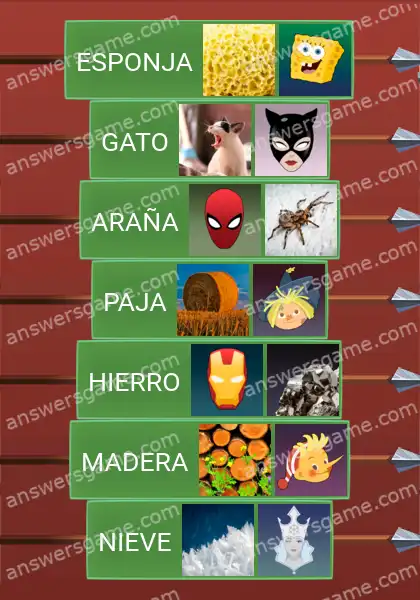 Respuestas al juego Word Logic Castillo 1 En el interior de un héroe