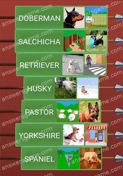 Respuestas al juego Word Logic Castillo 1 Perretes simpáticos