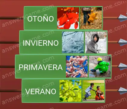 Respuestas al juego Word Logic Castillo 1 Cuatro estaciones