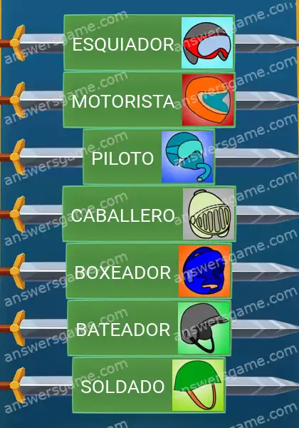 Respuestas al juego Word Logic Castillo 1 Cuidado con la cabeza