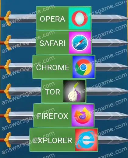 Respuestas al juego Word Logic Castillo 1 Navegando por la web